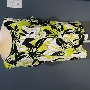 J.T.B. Patterned Sleeveless Top Sz 2X